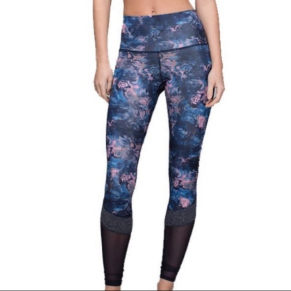 lululemon athletica Pants - Lululemon floral Lion & Mesh Leggings